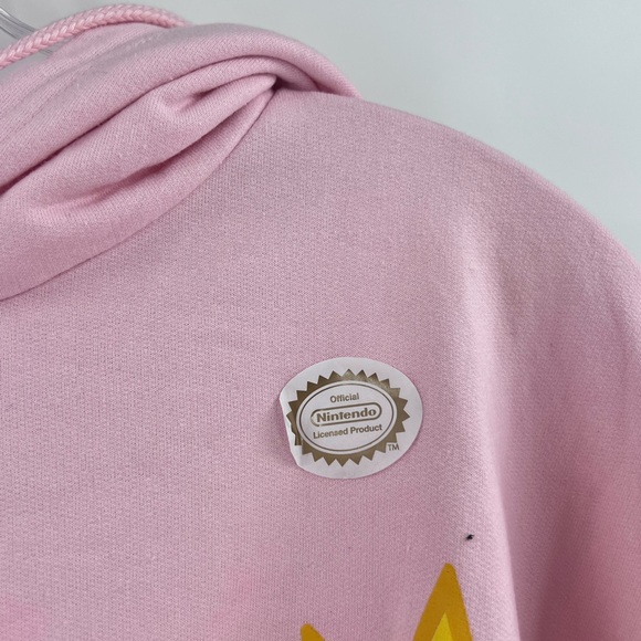 HYBRID APPAREL NINTENDO OFFICIAL LICENSED SUPER MARIO PRINCESS PEACH HOODIE XL. - Picture 3 of 10